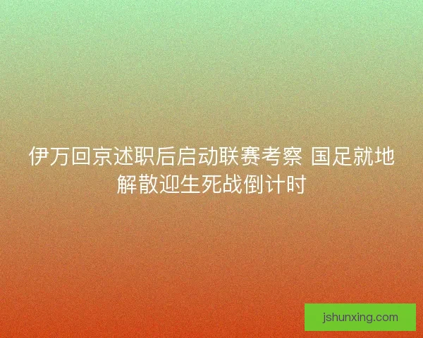 伊万回京述职后启动联赛考察 国足就地解散迎生死战倒计时
